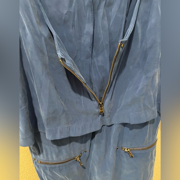 Kenneth Cole New York Blue Sleeveless Mini Dress Size Extra Small - Picture 3 of 10